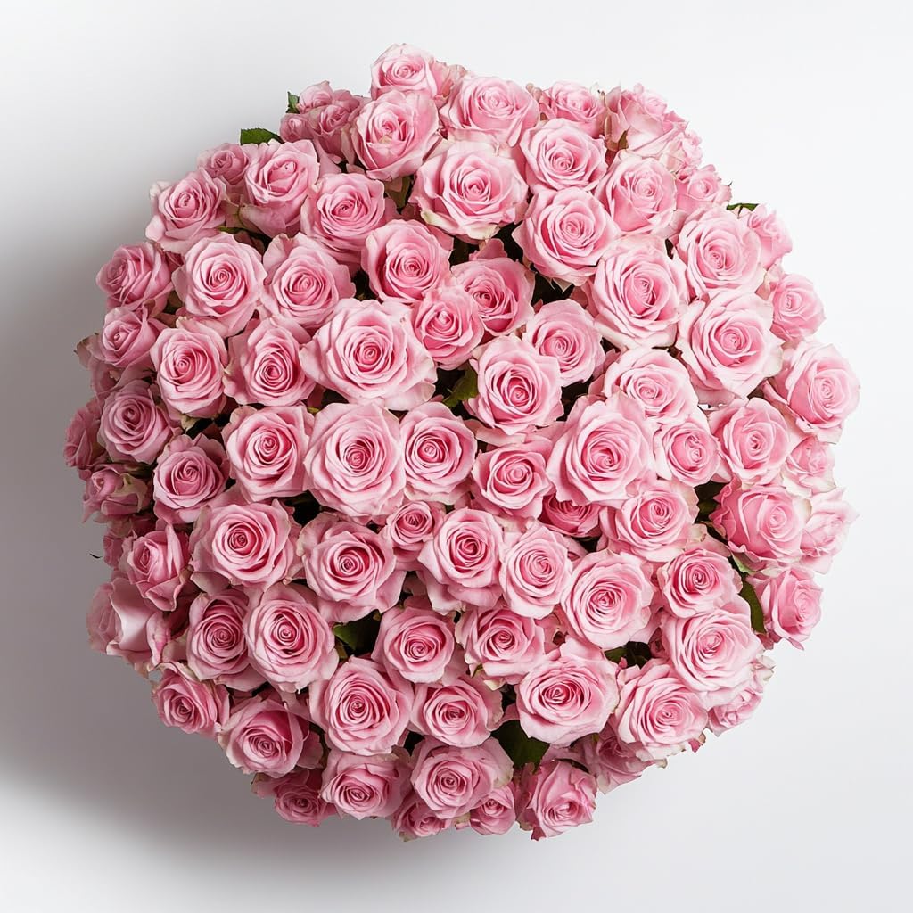 Long-Lasting Pink Rose Bulk