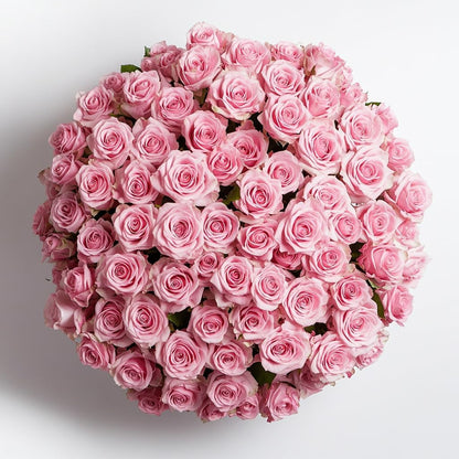 Long-Lasting Pink Rose Bulk
